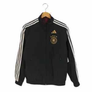 adidas(アディダス) ドイツ サッカー リバーシブル アンセムジャケット ライセンスジャケット メンズ import：M 【中古】【ブランド古着