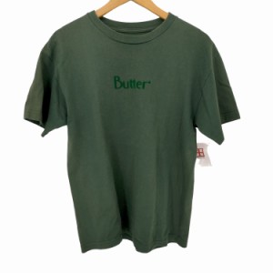 BUTTER GOODS(バターグッズ) ロゴワッペン S/S Tシャツ メンズ JPN：M 【中古】【ブランド古着バズストア】
