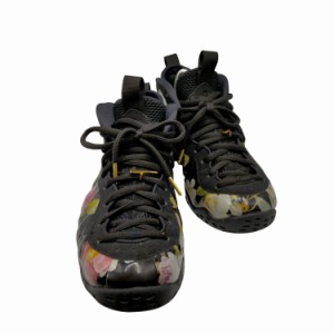 NIKE(ナイキ) Air Foamposite One Floral FLORAL BLACK/BLACK-WHITE エア フォームポジット ワン フローラル メンズ JPN：26 【中古】【