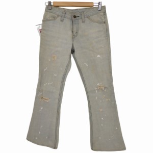 Levis(リーバイス) 646 ペイント＆ダメージ加工 フレアデニム メンズ  W29/L31【中古】【ブランド古着バズストア】