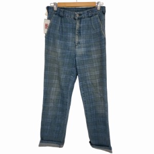 JORDACHE(ジョーダッシュ) タックチェックデニムパンツ メンズ 表記無 【中古】【ブランド古着バズストア】