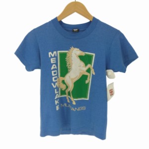 USED古着(ユーズドフルギ) 90S USA製 SCREEN STAR BEST ボディ MEADOWLAKE ホース プリント S/S Tシャツ シングルステッチ レディース  1