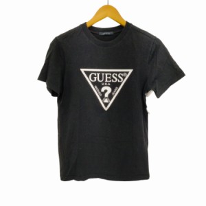 GUESS(ゲス) エンボスロゴTシャツ メンズ JPN：S 【中古】【ブランド古着バズストア】