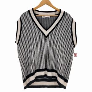 ZARA(ザラ) 千鳥格子ベスト レディース JPN：S 【中古】【ブランド古着バズストア】