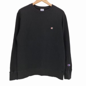 Champion(チャンピオン) Cロゴ ワンポイント クルーネック スウェットシャツ メンズ JPN：XL 【中古】【ブランド古着バズストア】