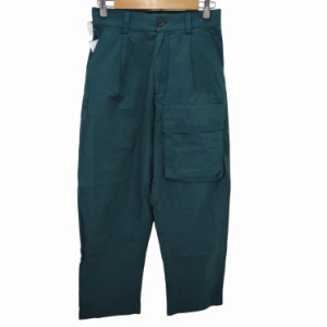 STUDIO NICHOLSON(スタジオニコルソン) ROSARIO WAKAME POWDER COTTON VELCRO PATCH POCKET PANTS ロングパンツ メンズ JPN：S 【中古】