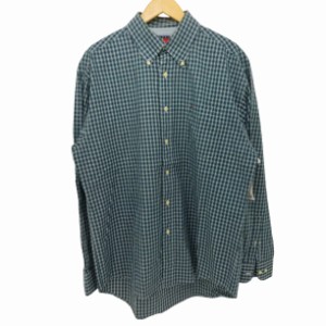 TOMMY HILFIGER(トミーヒルフィガー) 90S BD チェック柄長袖シャツ オーバーサイズ メンズ  L【中古】【ブランド古着バズストア】