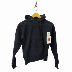 Champion(チャンピオン) 復刻 USA製 単色タグ フーデッドスウェットシャツ レディース JPN：S 【中古】【ブランド古着バズストア】