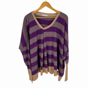 TSUMORI CHISATO(ツモリチサト) シルク混 ボーダーL/S ニット レディース JPN：2 【中古】【ブランド古着バズストア】