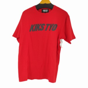 KIKS TYO(キックスティーワイオー) ロゴプリントクルーネックTシャツ メンズ JPN：L 【中古】【ブランド古着バズストア】