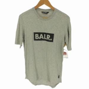 BALR(ボーラー) ボックス ロゴ プリント S/S Tシャツ メンズ import：S 【中古】【ブランド古着バズストア】