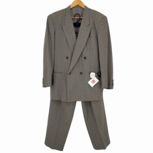 COMME des GARCONS HOMME(コムデギャルソンオム) 90s archive 田中オム 金文字タグ ストライプダブルブレストウールテーラードジャケット