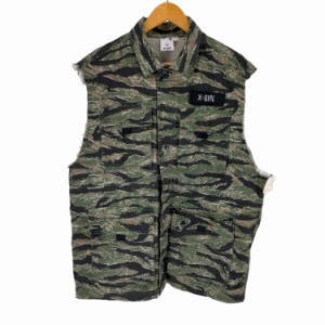 X-girl(エックスガール) 23AW MILITARY SLEEVELESS SHIRT レディース JPN：S 【中古】【ブランド古着バズストア】