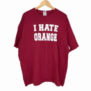 GILDAN(ギルダン) I HATE ORANGE クルーネックTシャツ メンズ JPN：XL 【中古】【ブランド古着バズストア】