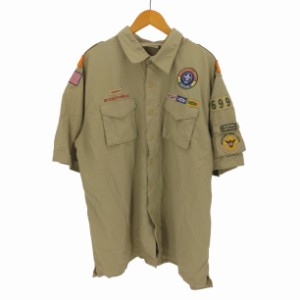 BOY SCOUTS OF AMERICA(ボーイスカウトオブアメリカ) ワッペン ボーイスカウト S/S シャツ メンズ import：XL 【中古】【ブランド古着バ