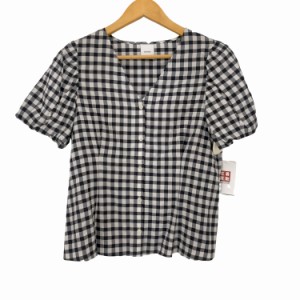 Spick and Span(スピックアンドスパン) 20SS ギンガムチェックパフブラウス レディース FREE 【中古】【ブランド古着バズストア】