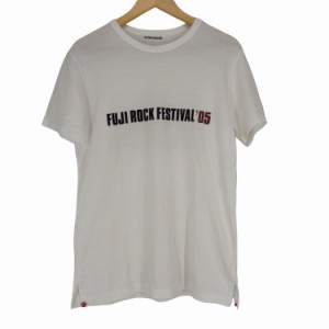 mastermind JAPAN(マスターマインド) FUJI ROCK COLLECTION 両面プリントS/S TEE メンズ JPN：L 【中古】【ブランド古着バズストア】