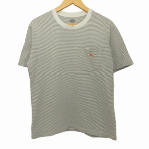 DANTON(ダントン) 19SS 天竺コットンポケットロゴTシャツ メンズ US：38 【中古】【ブランド古着バズストア】