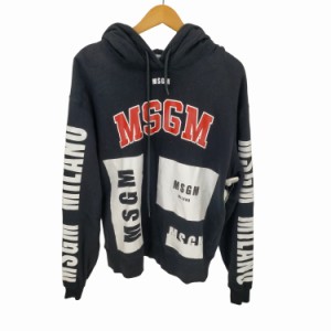 MSGM(エムエスジーエム) PRINT PLLOVER PARKA メンズ JPN：S 【中古】【ブランド古着バズストア】