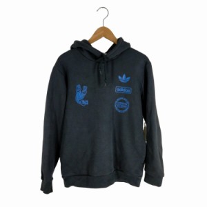 adidas Originals(アディダスオリジナルス) トレフォイルプリント プルオーバーパーカー メンズ JPN：S 【中古】【ブランド古着バズスト