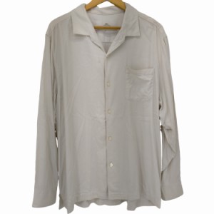 Tommy Bahama(トミーバハマ) シルク100% L/S ステッチ オープンカラーシャツ メンズ JPN：XL 【中古】【ブランド古着バズストア】