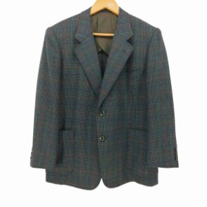 USED古着(ユーズドフルギ) {{SCABAL}}英国織ネーム チェック ウール 2B テーラードジャケット メンズ 表記無 【中古】【ブランド古着バズ