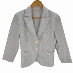 USED古着(ユーズドフルギ) {{lapine blanche}}リネンテーラードジャケット レディース JPN：9号 【中古】【ブランド古着バズストア】