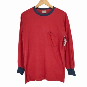 L.L.Bean(エルエルビーン) 80〜90S 長袖リンガーTシャツ メンズ 表記無 【中古】【ブランド古着バズストア】