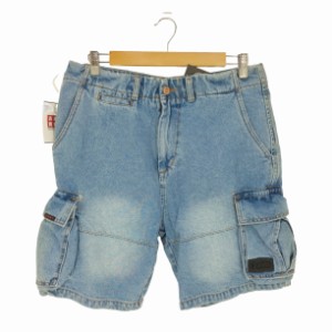 GRIMEY(グライミー) Bermuda Grimey Yanga Cargo Denim Shorts カーゴデニムショートパンツ ショーツ メンズ  32【中古】【ブランド古着