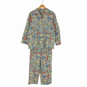 LIBERTY(リバティ) FABRIC 花柄 パジャマシャツ パジャマパンツ セットアップ レディース  M【中古】【ブランド古着バズストア】