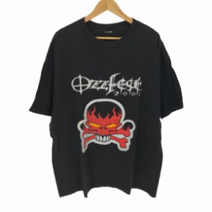 USED古着(ユーズドフルギ) 00S バンド 2001 フェス プリント Tシャツ メンズ 表記無 【中古】【ブランド古着バズストア】