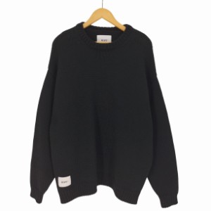 WTAPS(ダブルタップス) 22AW ARMT SWEATER POLY X3 クロスボーンクルーネック ニット メンズ JPN：4 【中古】【ブランド古着バズストア】