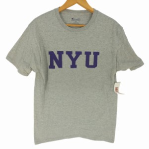 Champion(チャンピオン) NYU カレッジTシャツ メンズ import：M 【中古】【ブランド古着バズストア】