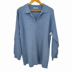 SLY(スライ) OLLAR KNIT S／OP COLLAR KNIT ショートワンピース レディース JPN：1 【中古】【ブランド古着バズストア】