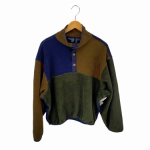 WOOLRICH(ウールリッチ) クレイジーパターン スナップT メンズ import：L 【中古】【ブランド古着バズストア】