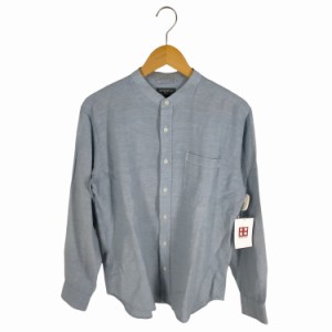 Eddie Bauer(エディーバウアー) ノーカラー リネンコットンシャツ メンズ JPN：M 【中古】【ブランド古着バズストア】