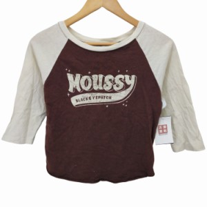 moussy(マウジー) RAGLAN Tシャツ レディース FREE 【中古】【ブランド古着バズストア】