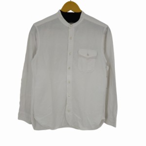 UNITED ARROWS green label relaxing(ユナイテッドアローズグリーンレーベルリラクシング) バンドカラーL/Sシャツ メンズ JPN：S 【中古