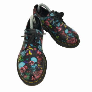 Dr.Martens(ドクターマーチン) 1461 Rose Backhand Strawgrain 3ホール ブーツ レディース UK：4 【中古】【ブランド古着バズストア】