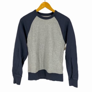 J.CREW(ジェイクルー) バイカラーラグランスウェット メンズ JPN：S 【中古】【ブランド古着バズストア】