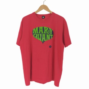 MARYQUANT(マリークワント) フロント ロゴグラフィック プリント S/S クルーネック Tシャツ メンズ import：XL 【中古】【ブランド古着バ