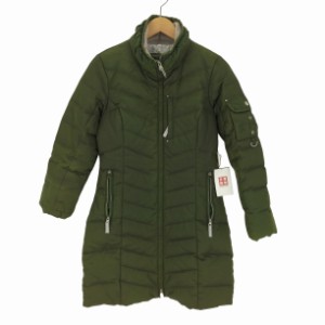 Eddie Bauer(エディーバウアー) GOOSE DOWN EB550 FILL POWER 光沢 リップストップ ダウンコート レディース import：XS 【中古】【ブラ