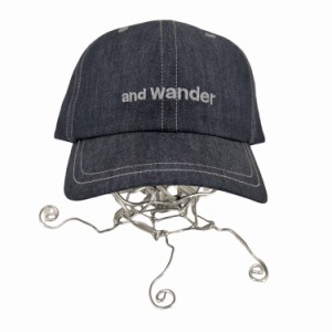 and wander(アンドワンダー) 128 dry denim cap メンズ 表記無 【中古】【ブランド古着バズストア】