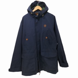 FRED PERRY(フレッドペリー) 裏地ブラックウォッチ ナイロンマウンテンパーカ メンズ  M【中古】【ブランド古着バズストア】