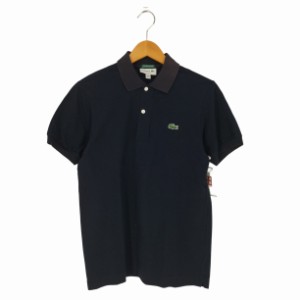 LACOSTE(ラコステ) CLASSIC FIT ロゴパッチ 鹿の子 ポロシャツ メンズ  US:XXS【中古】【ブランド古着バズストア】