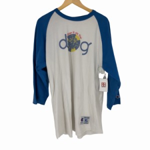 Champion(チャンピオン) 00S BLUE DOG ラグランカットソー メンズ JPN：XL 【中古】【ブランド古着バズストア】