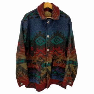 WOOLRICH(ウールリッチ) USA製 ネイティブ柄 WOOL JACKET メンズ JPN：M 【中古】【ブランド古着バズストア】