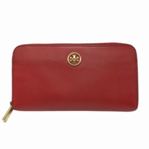 TORY BURCH(トリーバーチ) ラウンドジップ  レザー 長財布 レディース 表記無 【中古】【ブランド古着バズストア】