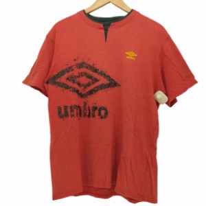 UMBRO(アンブロ) ロゴ刺繍 クルーネック ショートスリーブTシャツ メンズ 表記無 【中古】【ブランド古着バズストア】