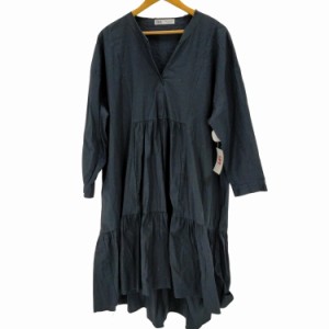 ZARA(ザラ) STAND COLLAR TIERED ONEPIECE レディース JPN：XL 【中古】【ブランド古着バズストア】